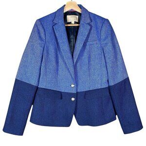 Banana Republic Blue Two-Tone Blazer size 10